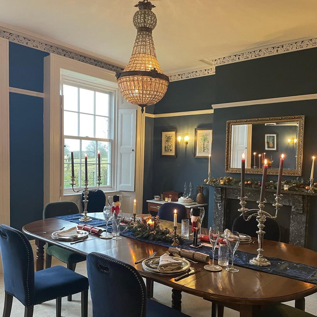 Regal Candlelit Christmas Table
