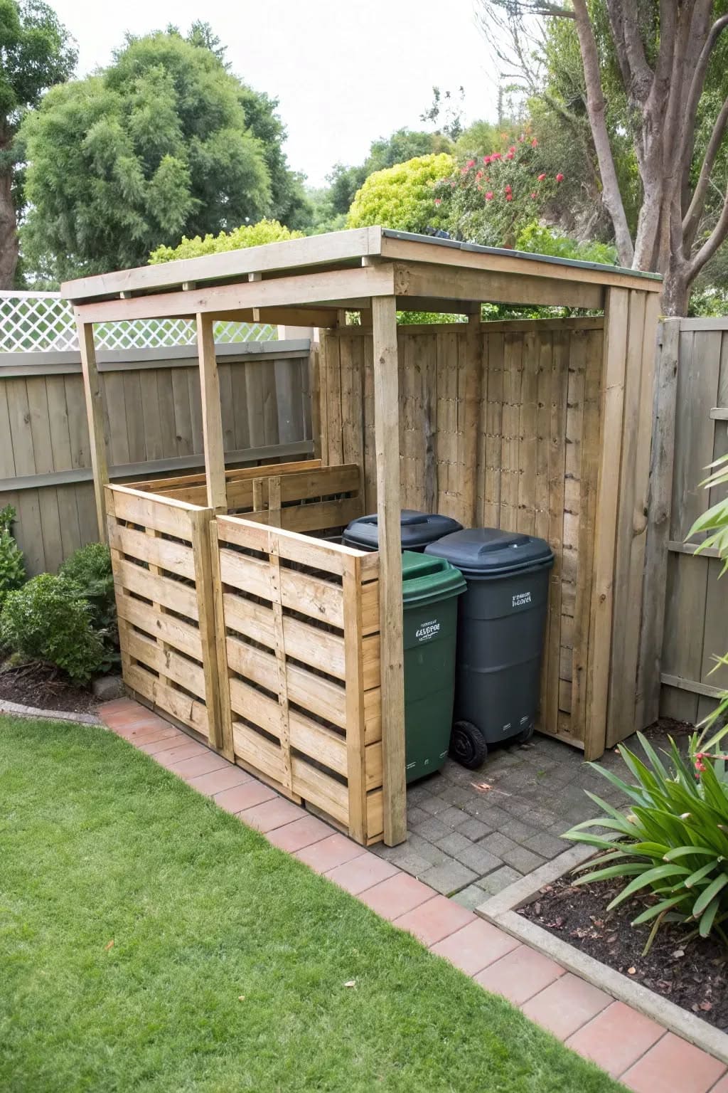 12 Creative Solutions for Hiding Trash Bins Outside