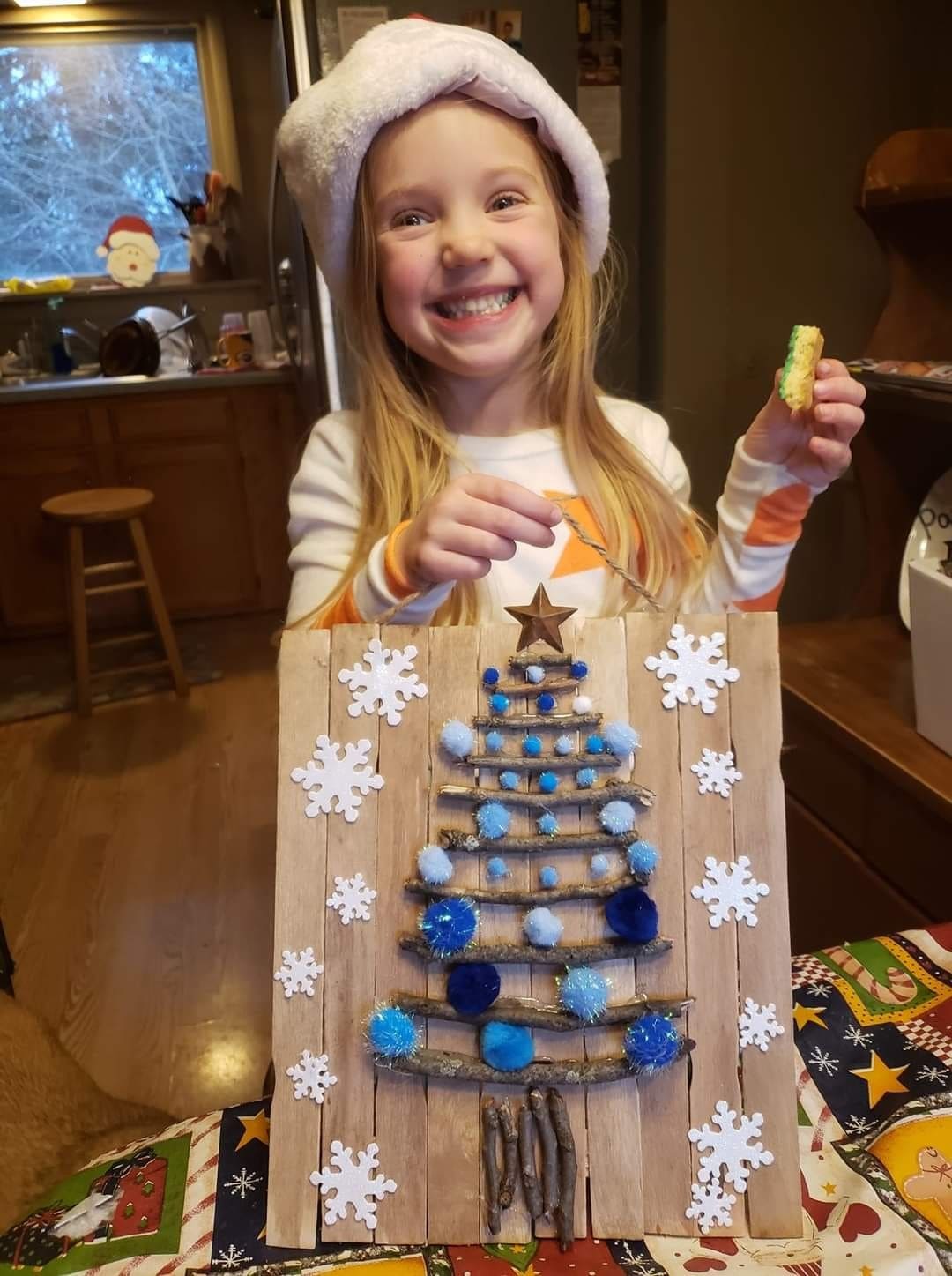 How to Make a Rustic Christmas Tree Craft with Kids