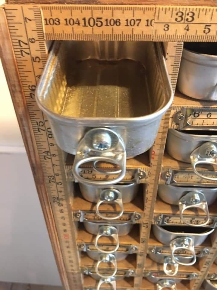 Sardine Tin Mini Dresser