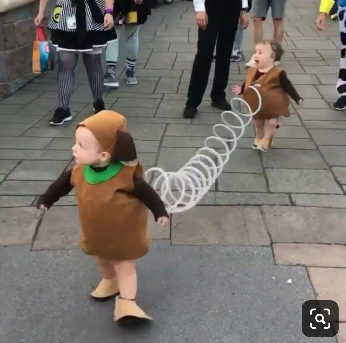 How to Make an Adorable Slinky Dog Costume for Two Kids
