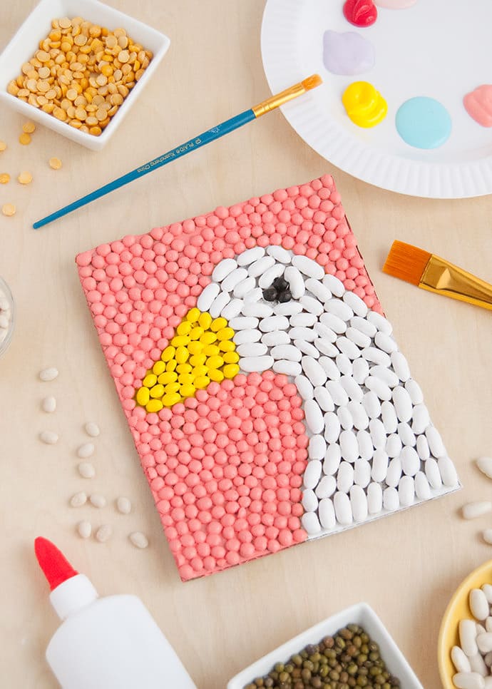 20 Unique Bean Mosaic Art Ideas for Colorful DIY Fun