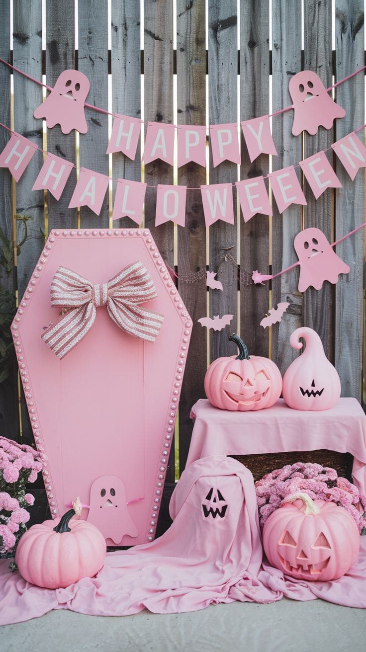 Sweet and Spooky Pink Setup