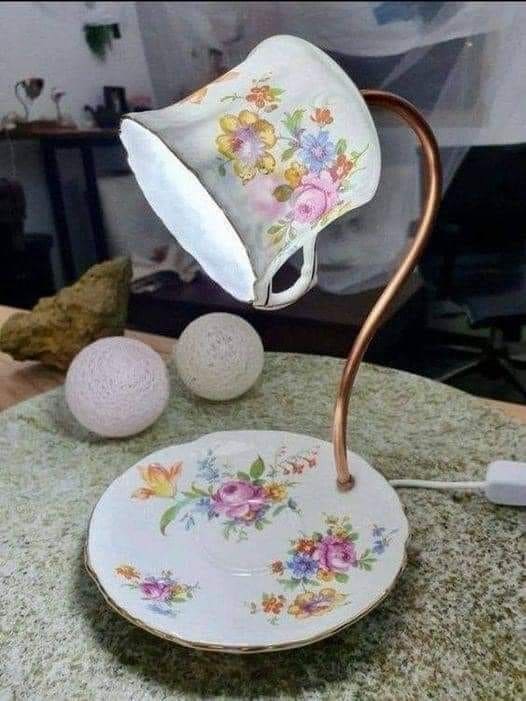Teacup and Saucer Lamp