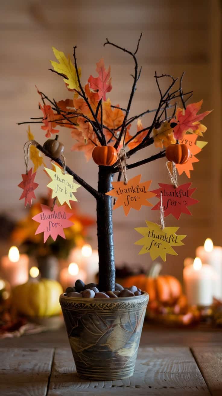 Thankful Tree Centerpiece