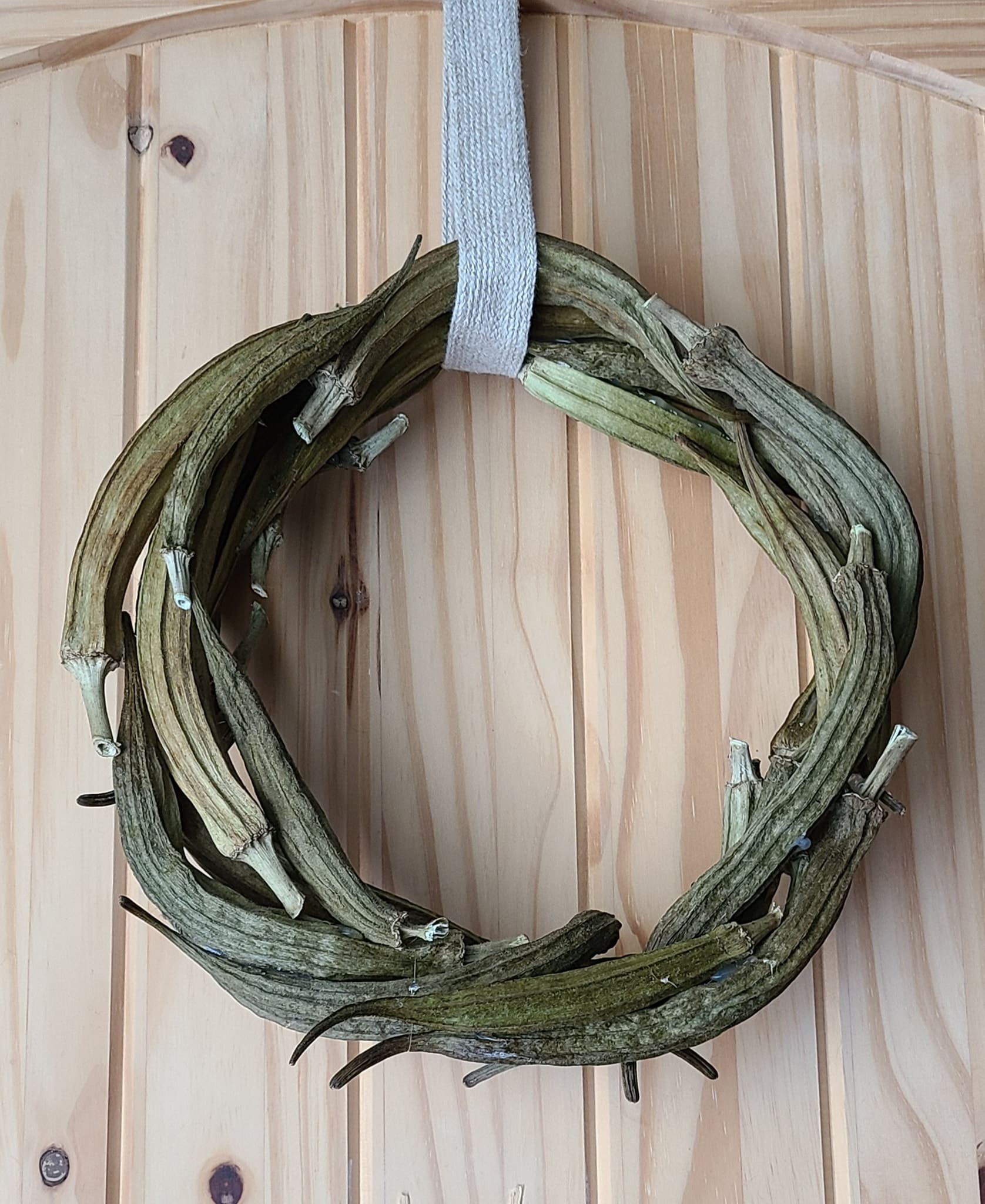 The Rustic Okra Wreath