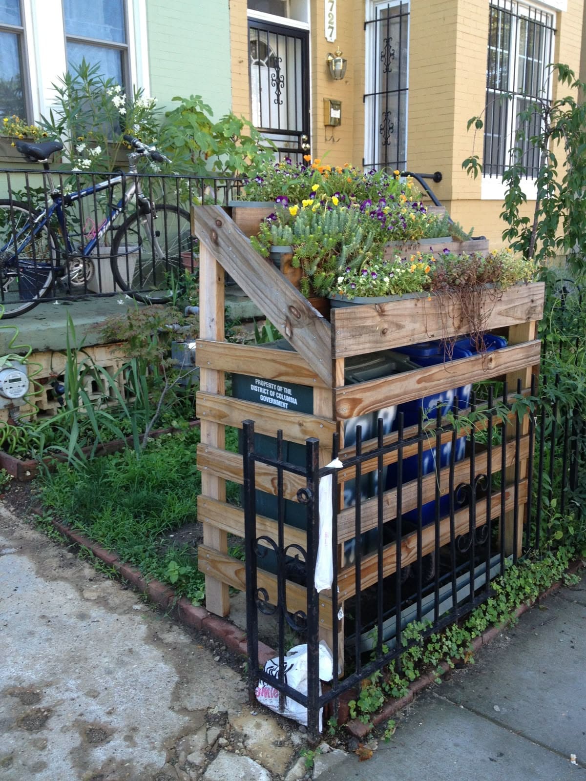 Tiered Planter Bin Enclosure