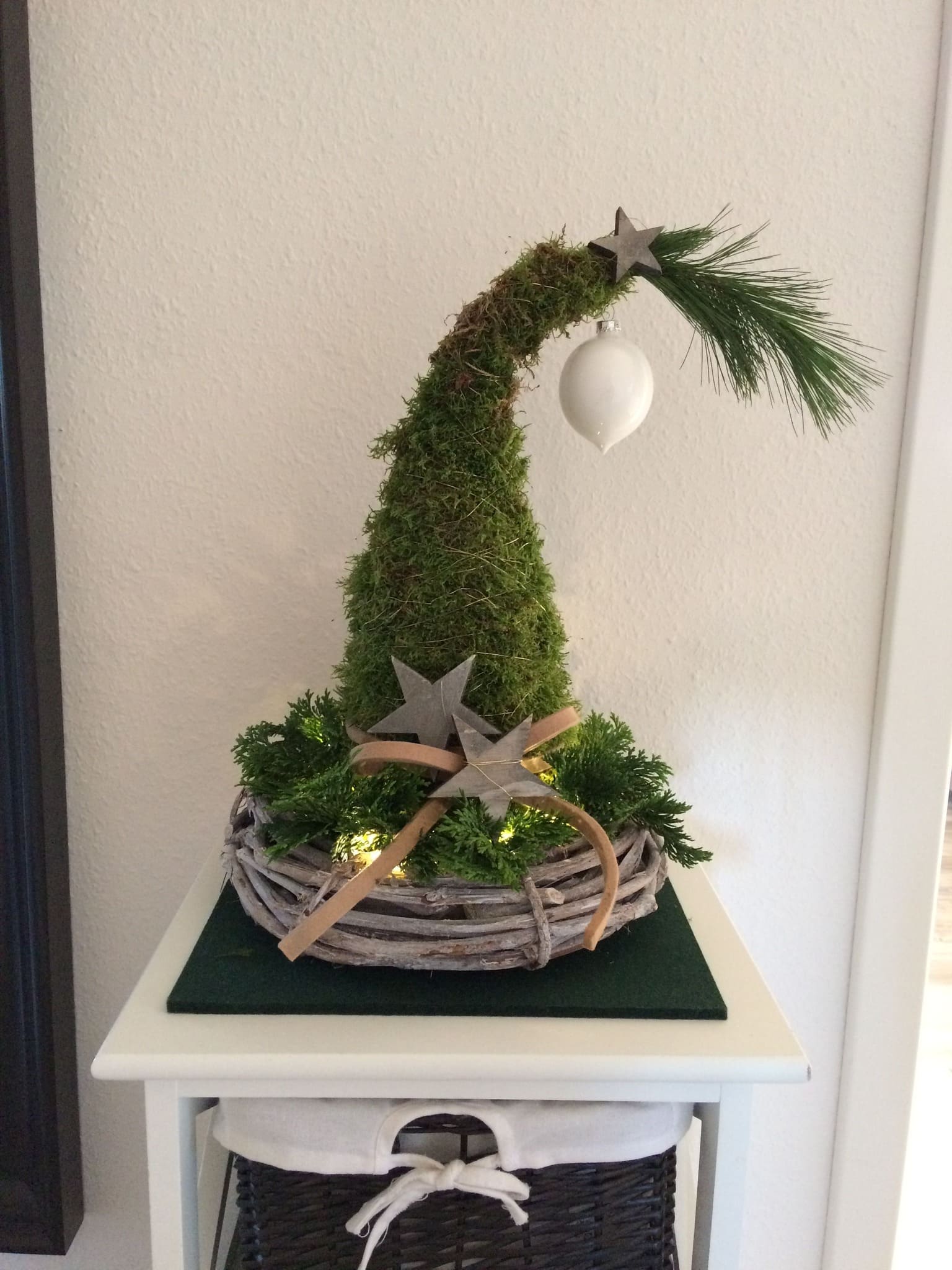 How to Craft a Whimsical Moss Planter Inspired by the Grinch