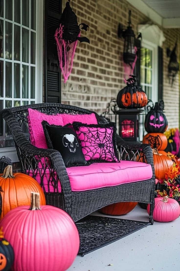 Wickedly Chic Pink Porch