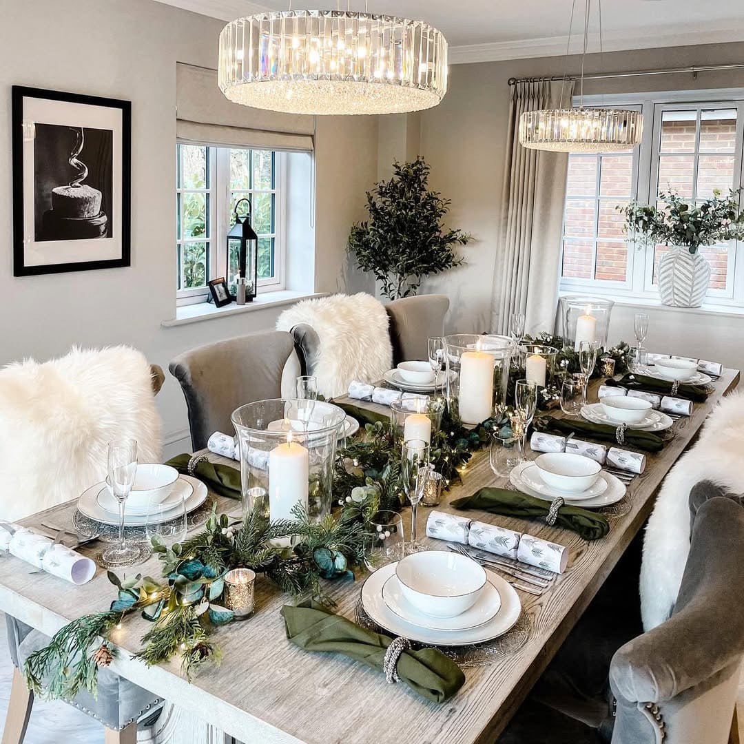 Winter Luxe Christmas Table