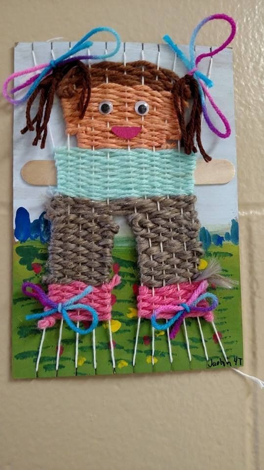 Adorable Yarn Doll Weaving