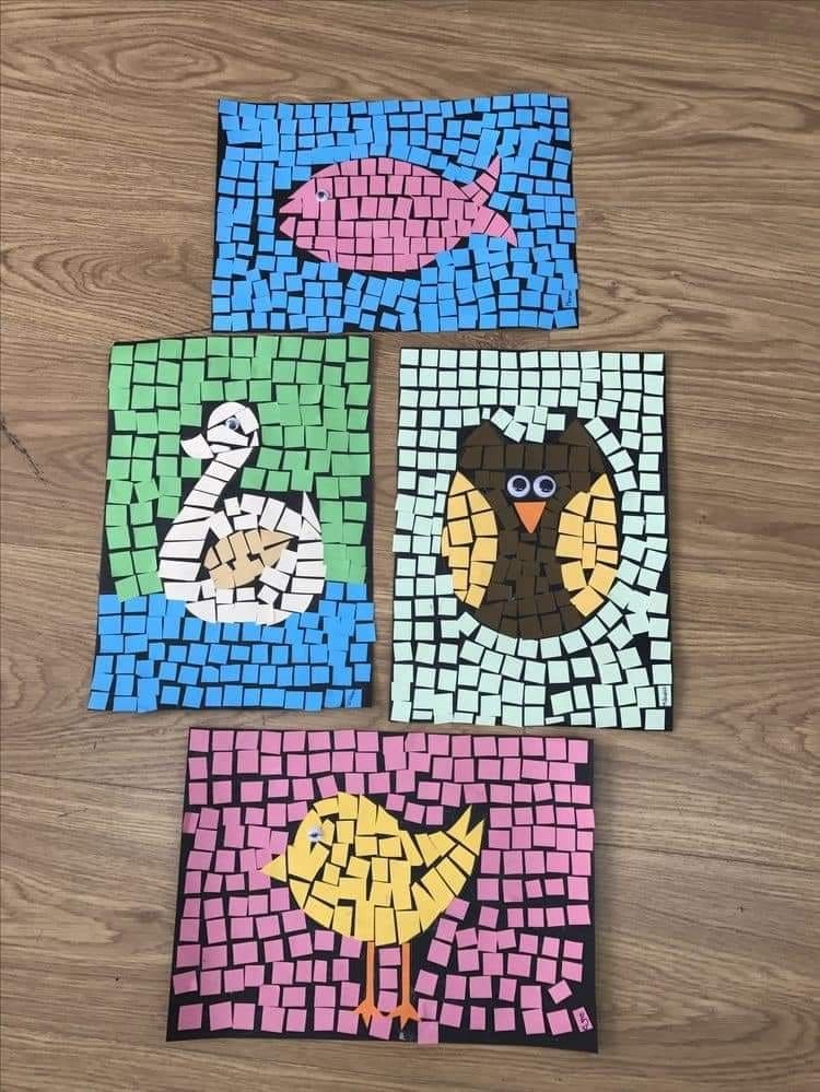 Animal Friends Paper Mosaic Collection