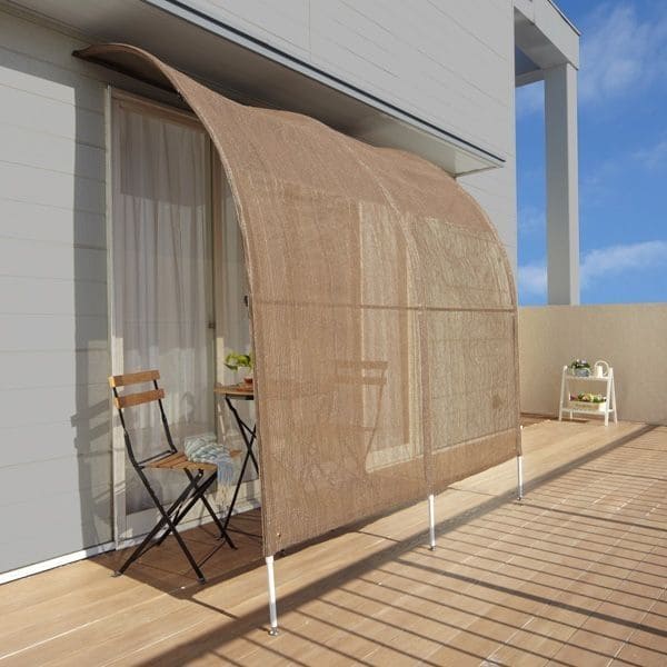 Arched Balcony Privacy Shade