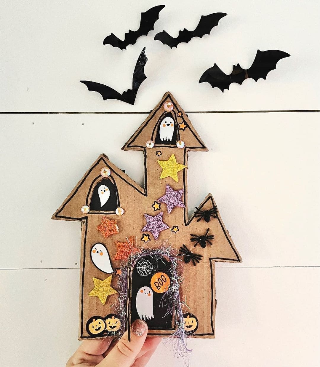 Cardboard Haunted House Craft