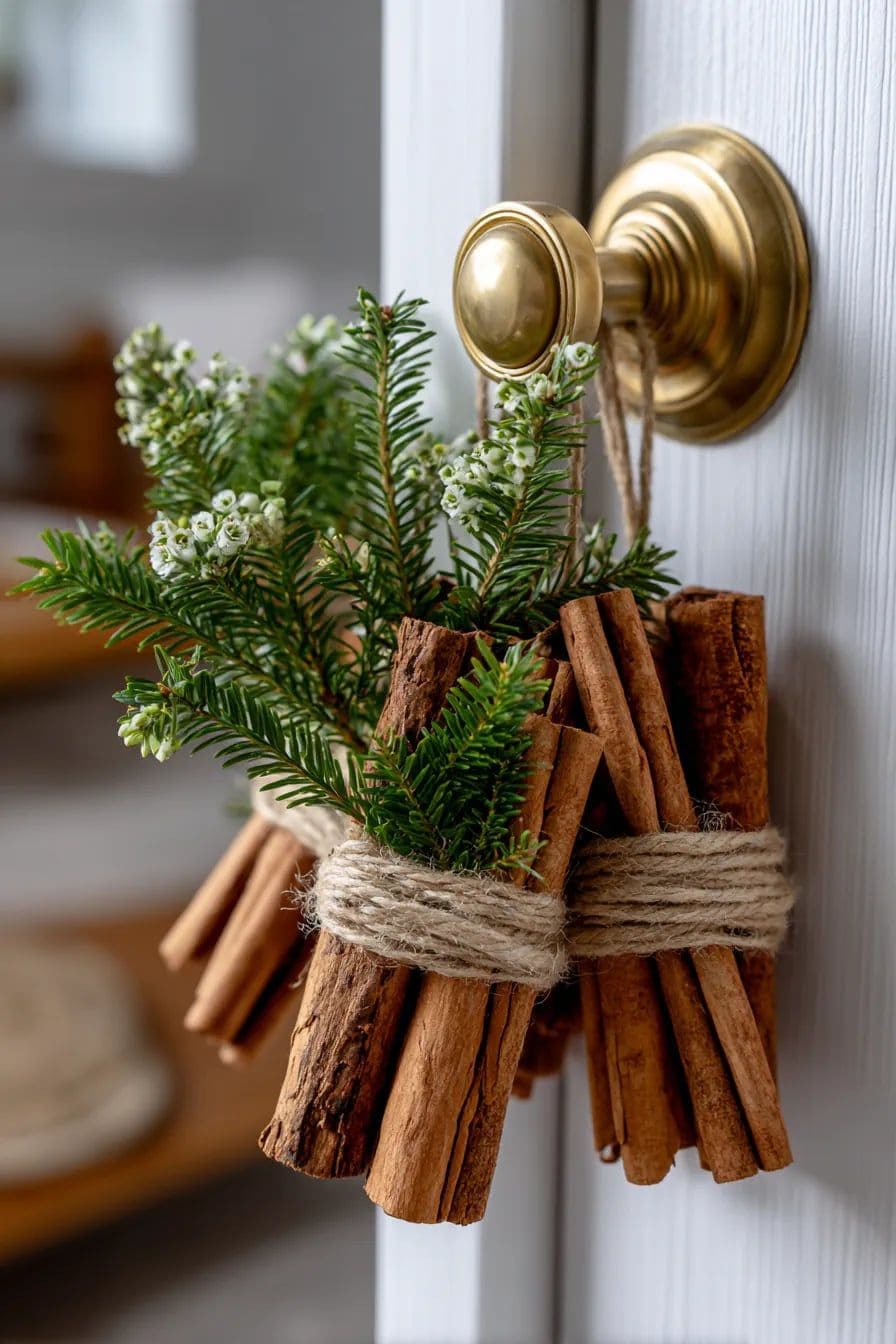 Cinnamon Stick Door Hanger