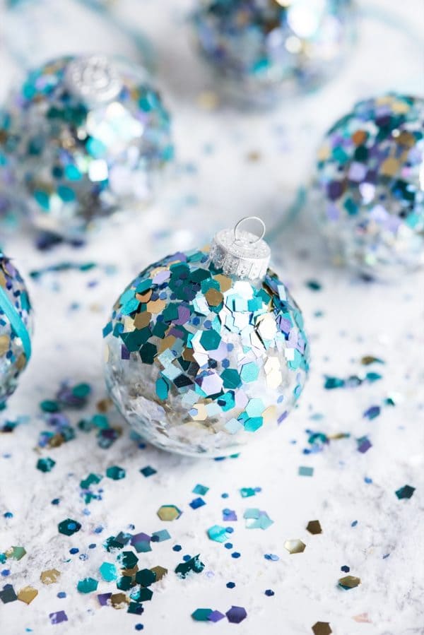 Confetti Christmas Ornaments