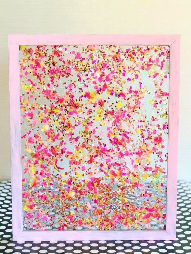 Confetti Covered Frame