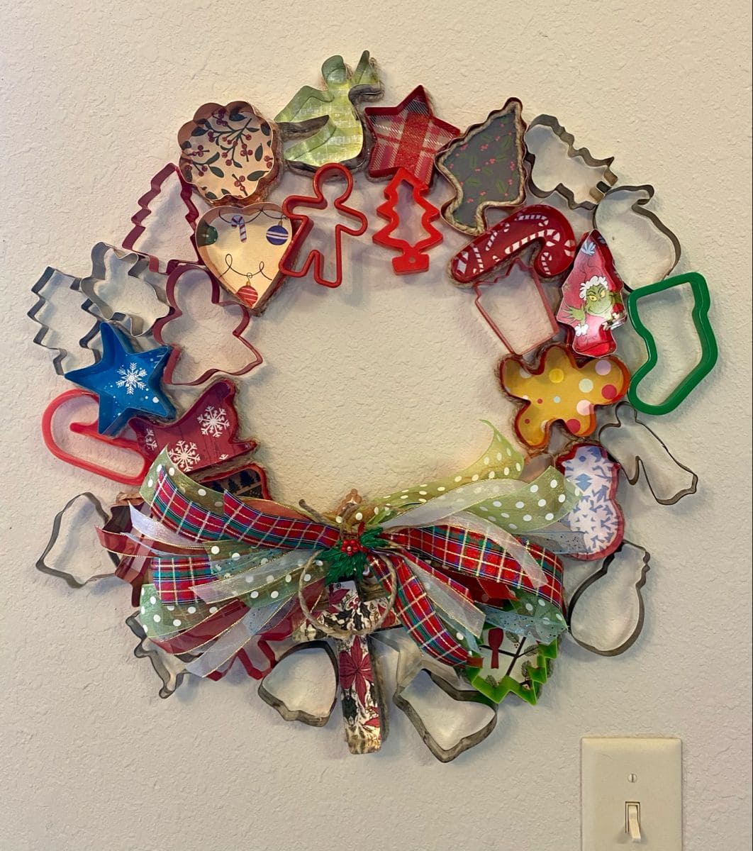 Cookie Cutter Christmas Wreath