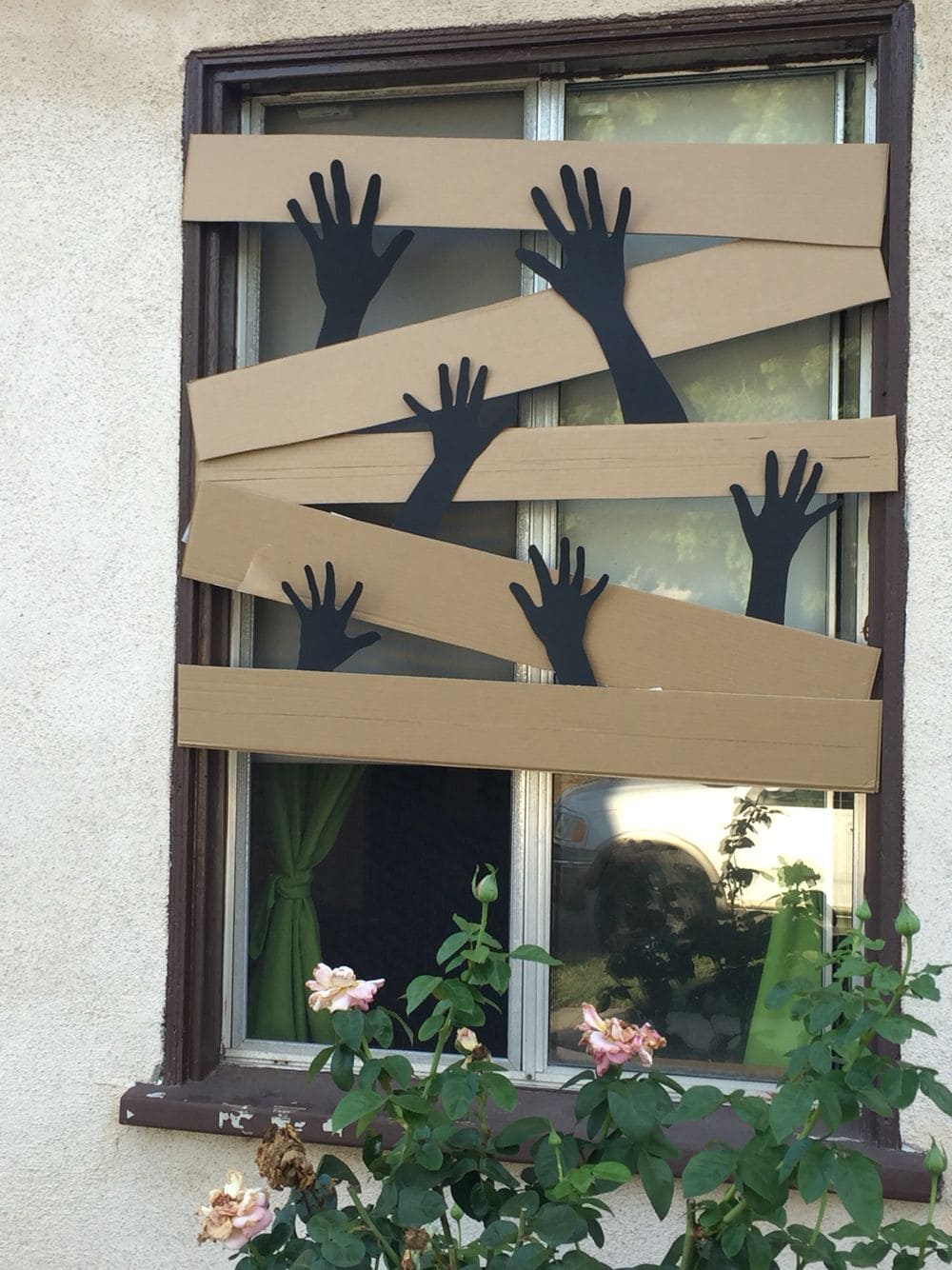 Creepy Zombie Hands Window Decor