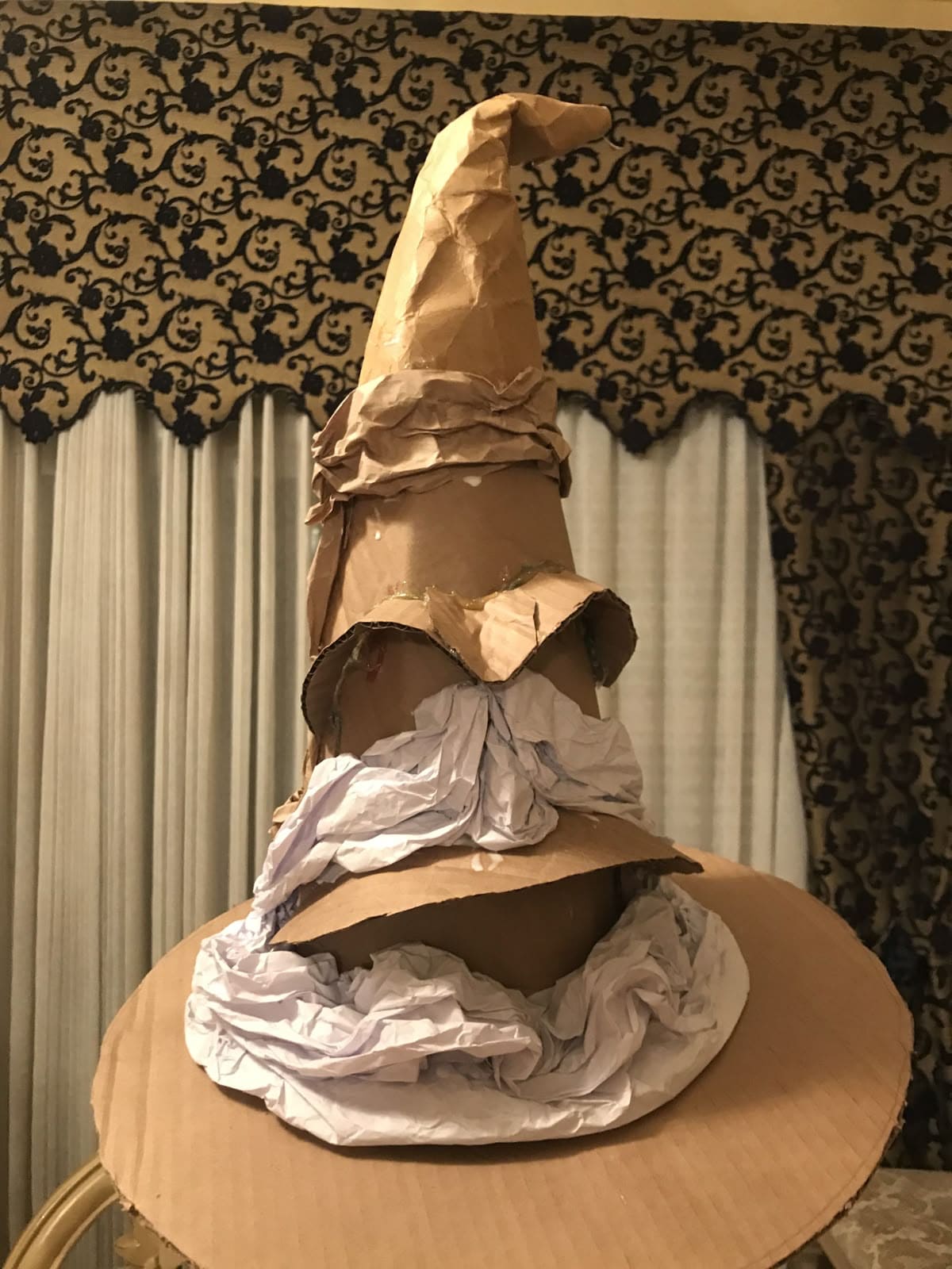 DIY Cardboard Sorting Hat