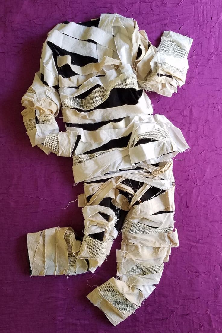Here's Easy Paper Mummy Craft for Kids