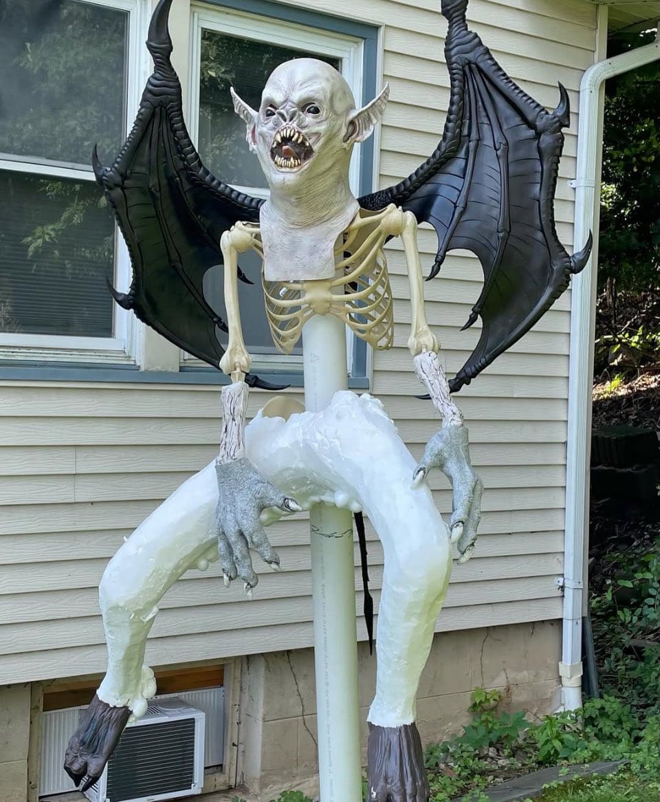 20 Spooktacular Halloween Projects Made from PVC Pipes