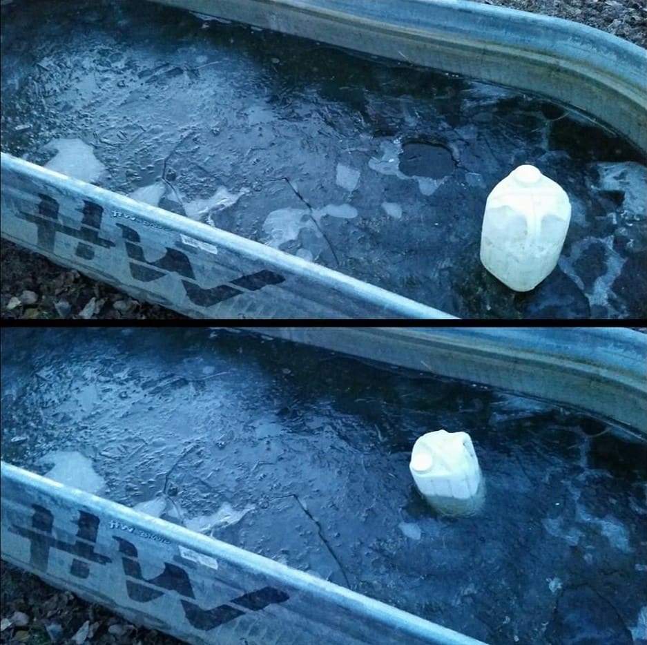 How to Keep Your Troughs from Freezing Without Electricity