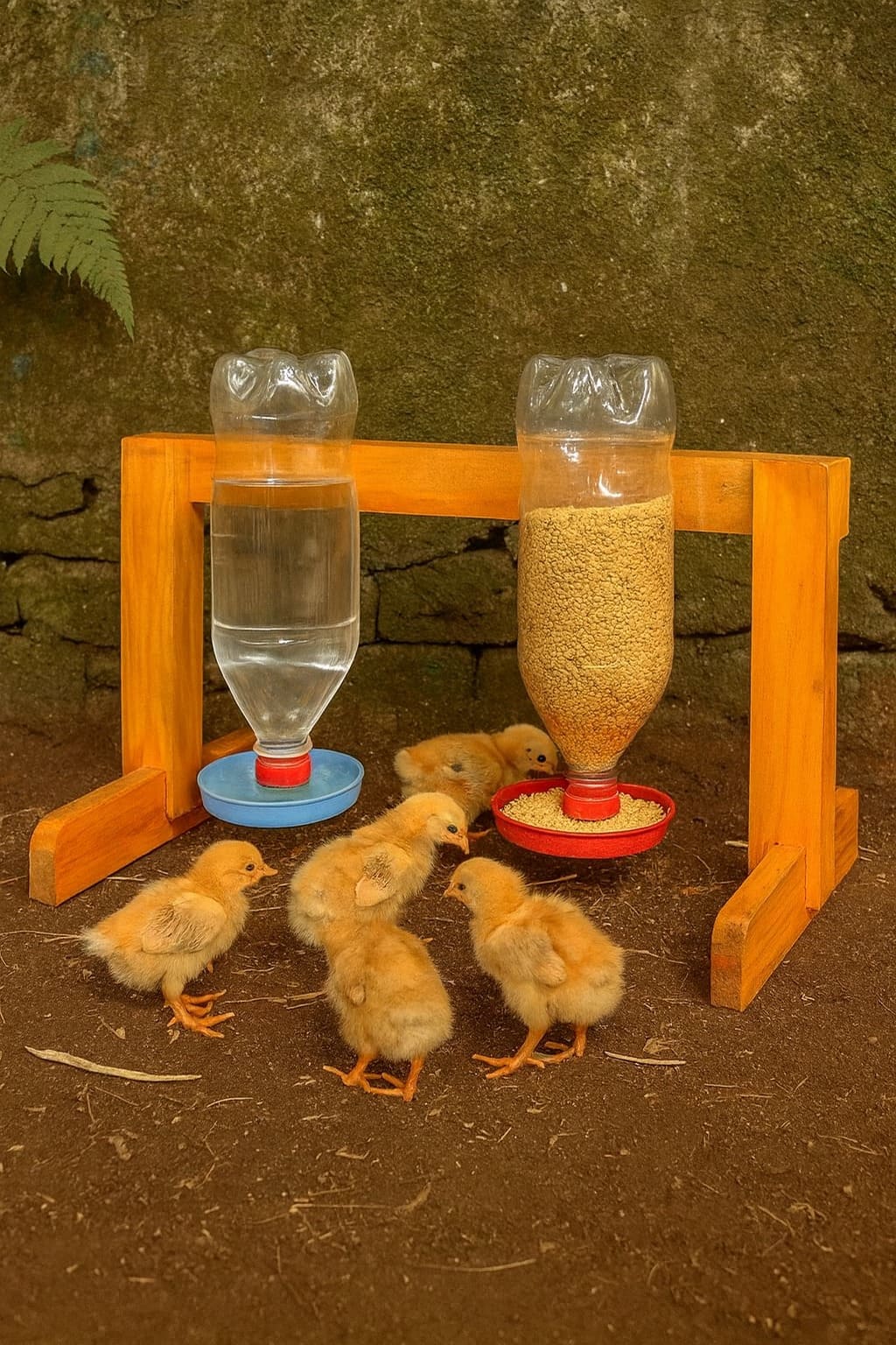 20 Budget-Friendly DIY Chicken Feeders That Reduce Waste Dual Bottle Feeder and Waterer for Chicks