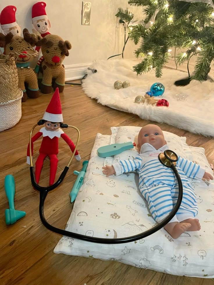 25 Hilarious Elf on the Shelf Ideas Crack Up the Whole Family Elf Holiday Check-Up