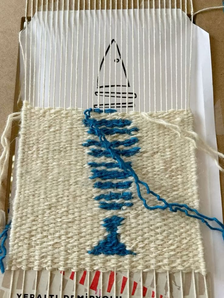 Fish Pattern Weaving Art