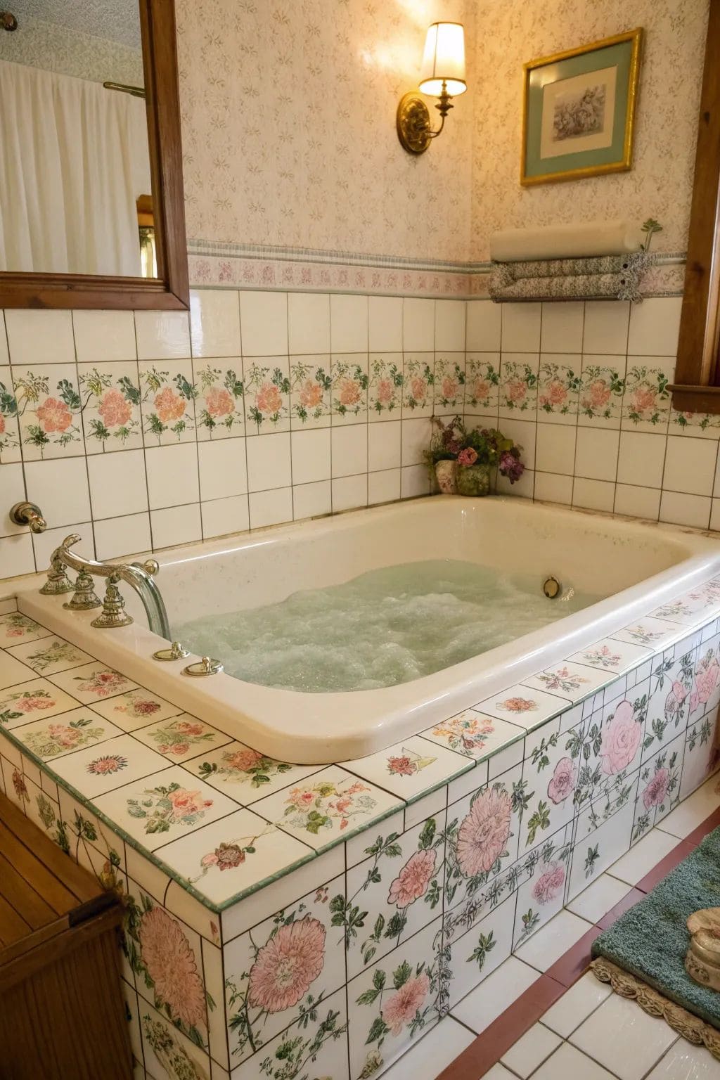 Floral Cottagecore Bathtub Retreat