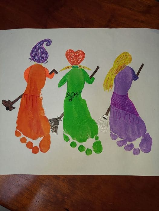 Footprint Sanderson Sisters Art