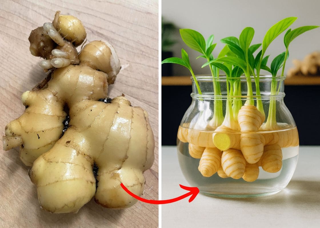 How to Grow Ginger in a Glass 100% Successfully