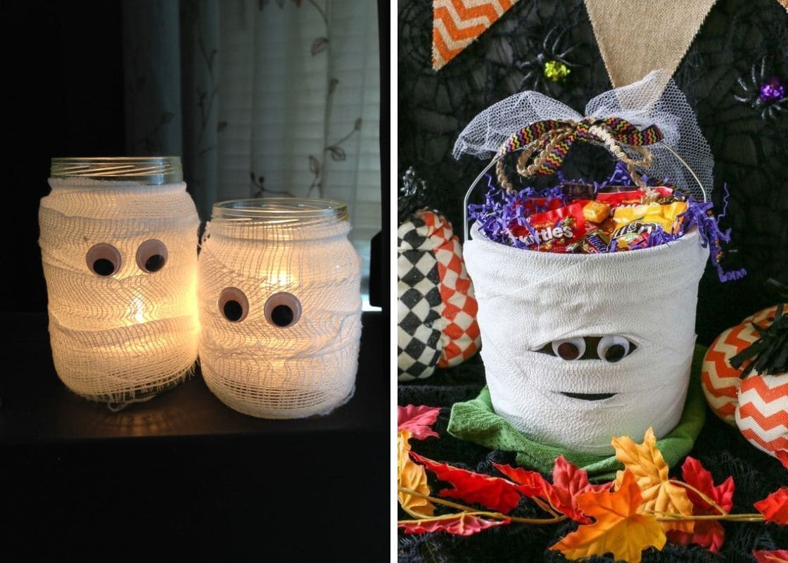 20 Cute & Creepy Mummy Projects for Halloween Fun