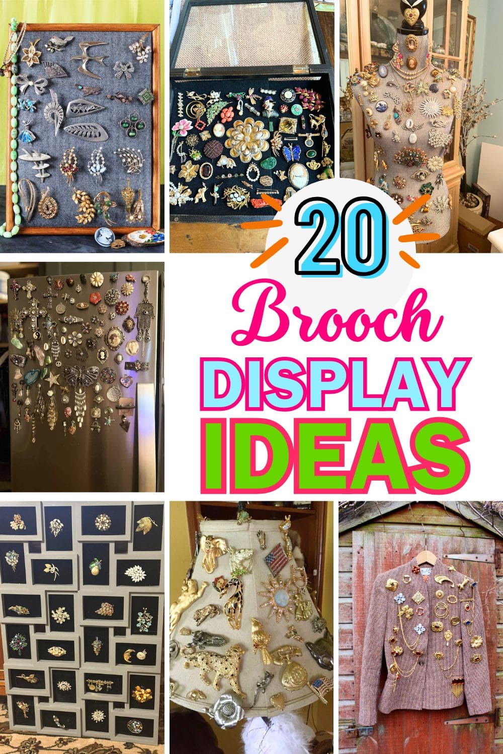 20 Unique Ways to Display Your Brooch Collection