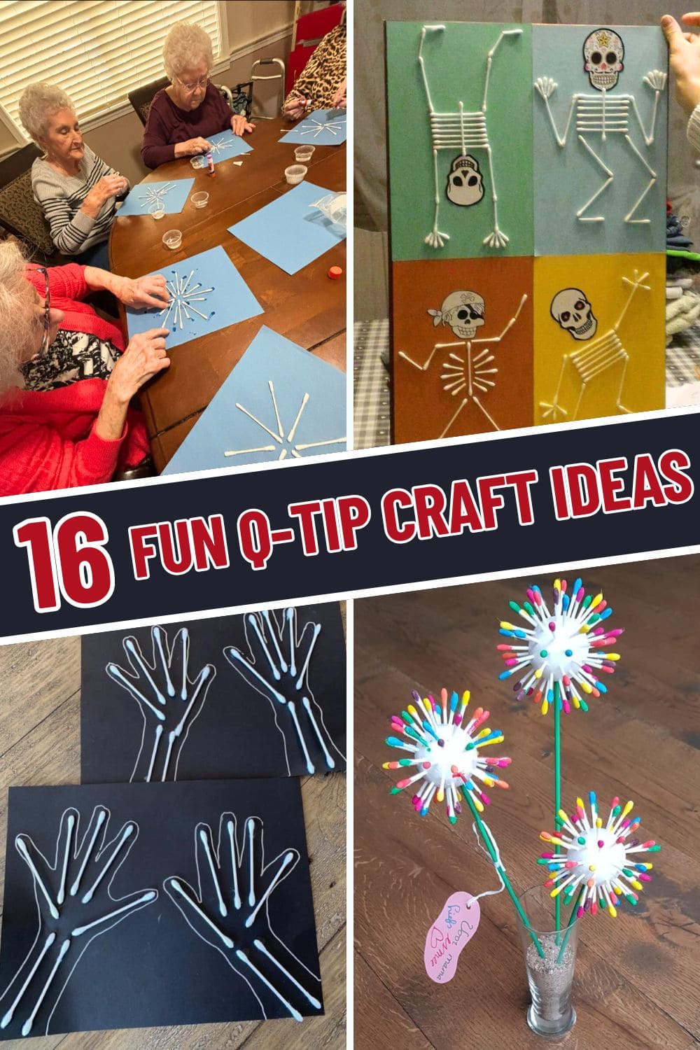 16 Easy and Fun Q-Tip Crafts to Try at Home