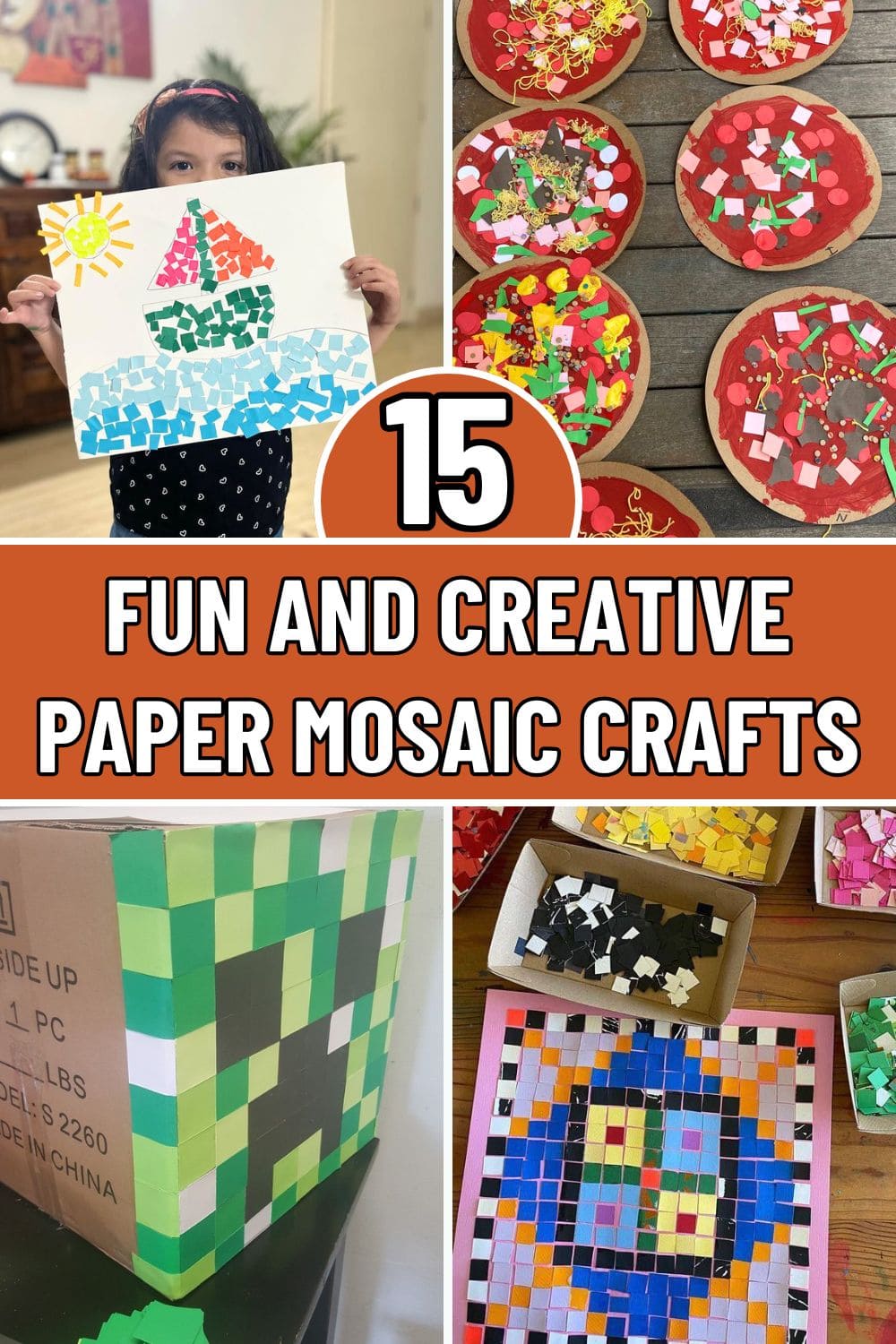10+ Fun and Colorful Paper Mosaic Crafts for Creative Minds