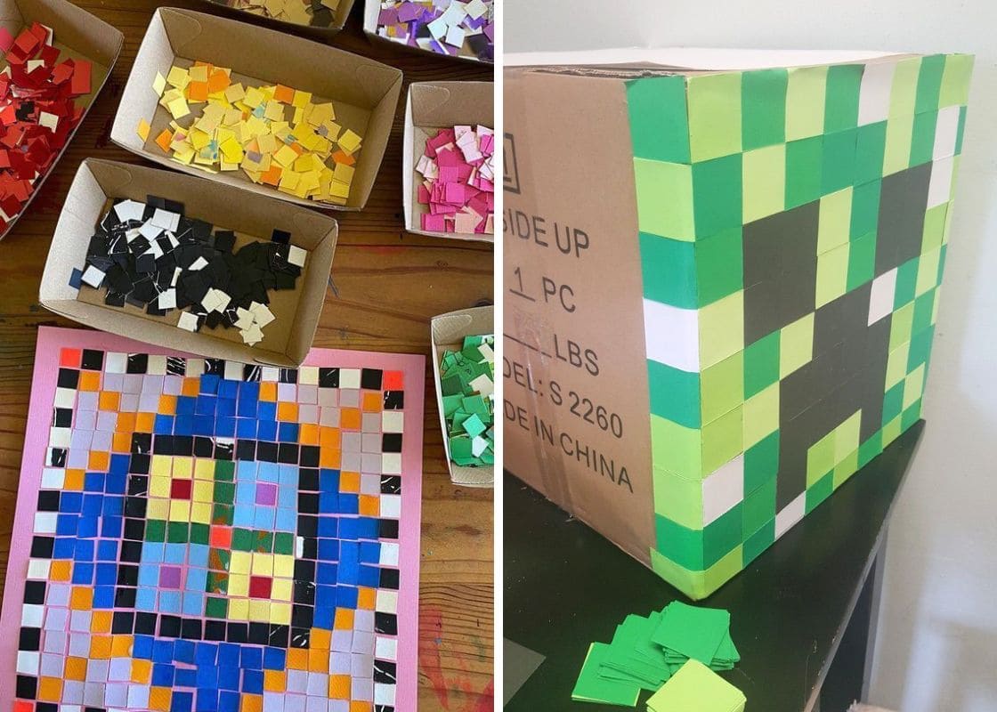 10+ Fun and Colorful Paper Mosaic Crafts for Creative Minds