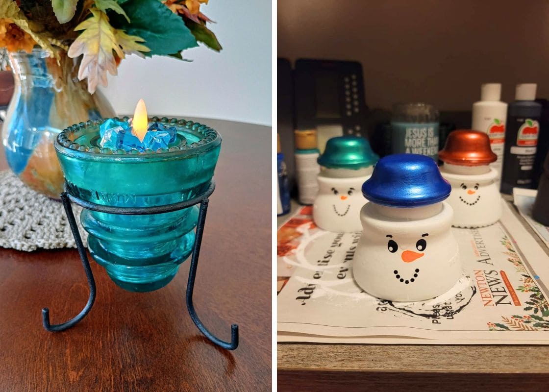 20 Brilliant Ways to Repurpose Old Glass Insulators