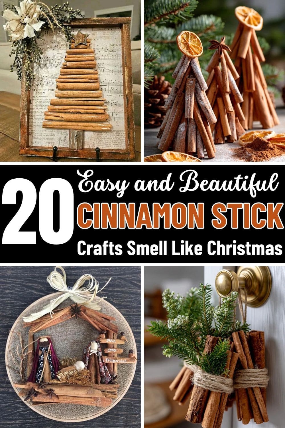 15+ Creative Cinnamon Stick Crafts That Smell Like Christmas