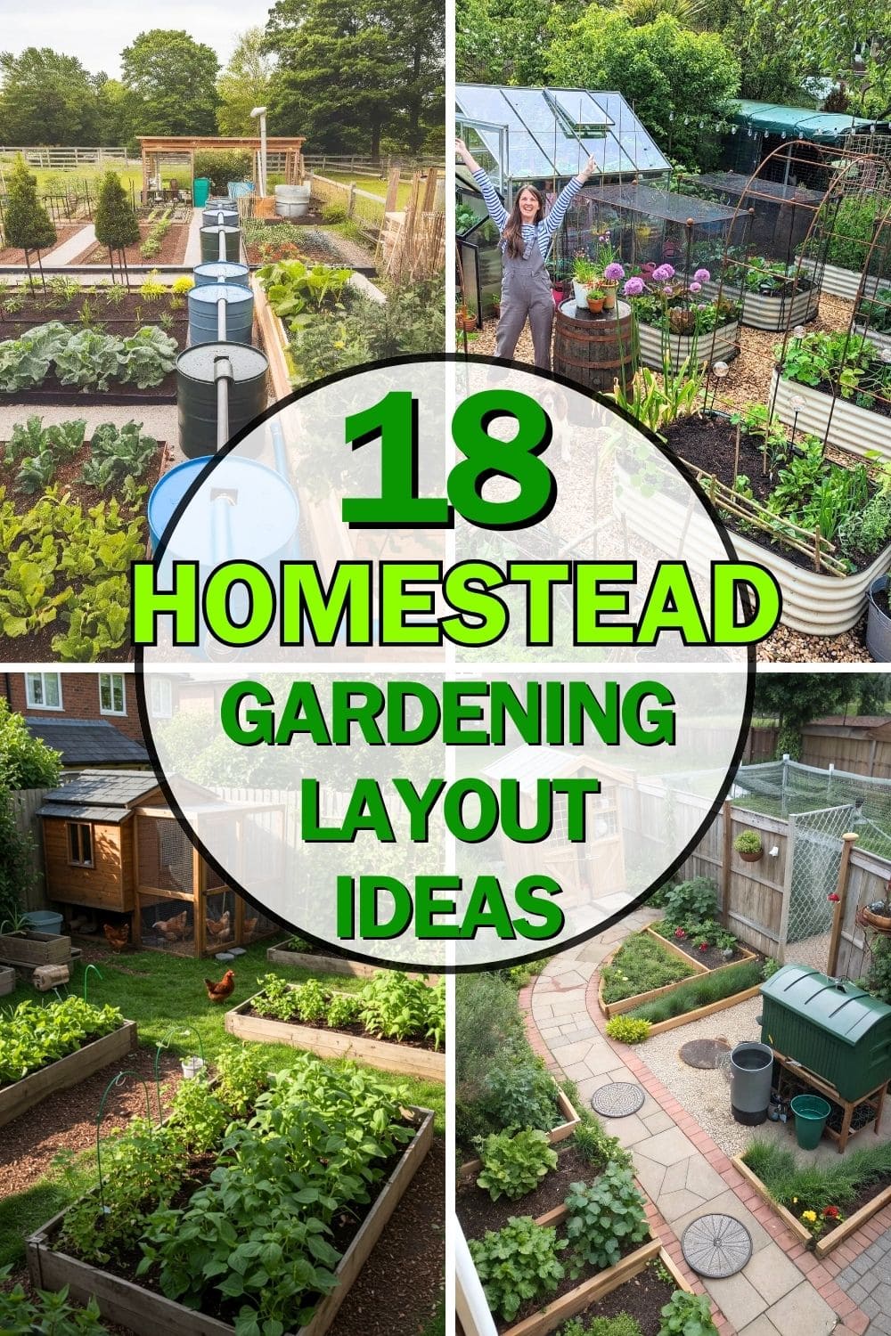 18 Homestead Garden Layout Ideas for Self-Sufficient Living 18 Homestead Garden Layout Ideas for Self-Sufficient Living