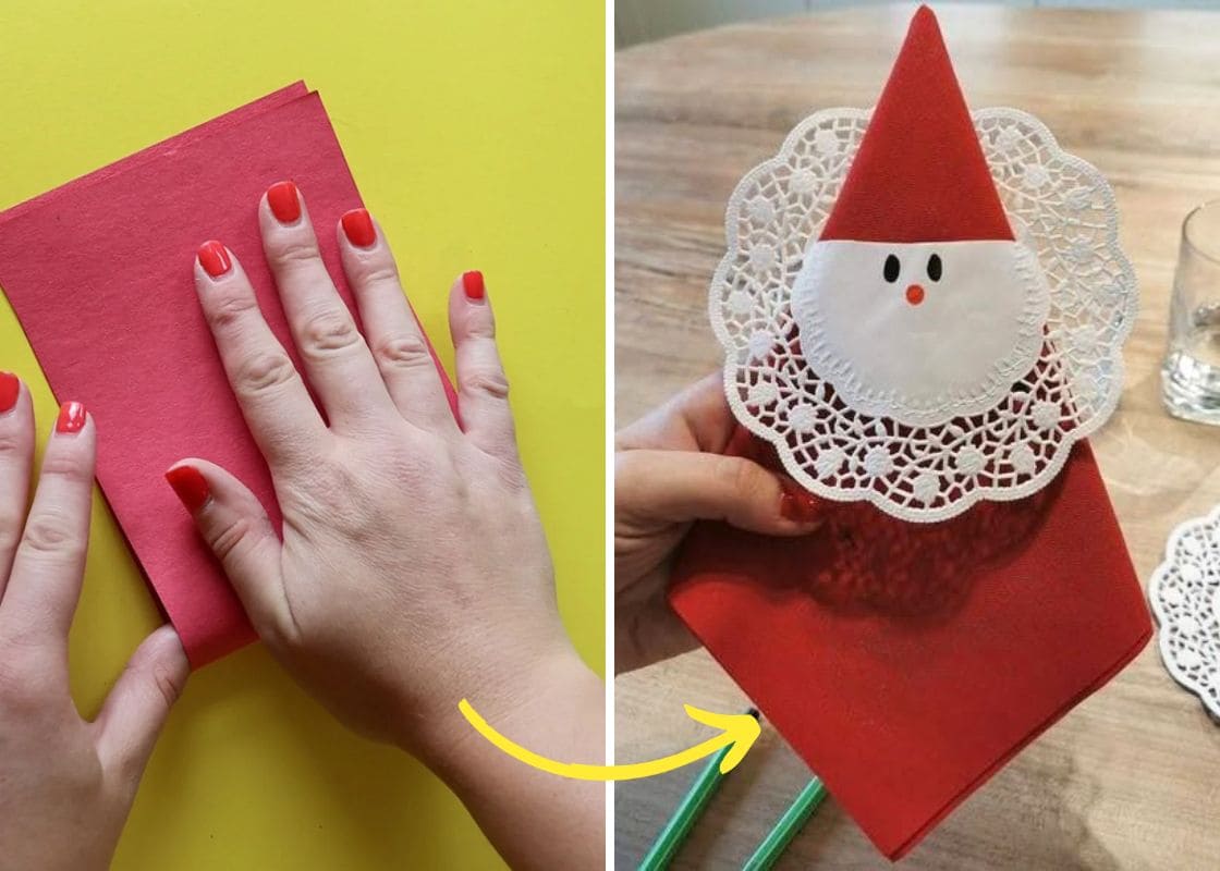 Full Guide to Making DIY Santa Napkin Holder Full Guide to Making DIY Santa Napkin Holder