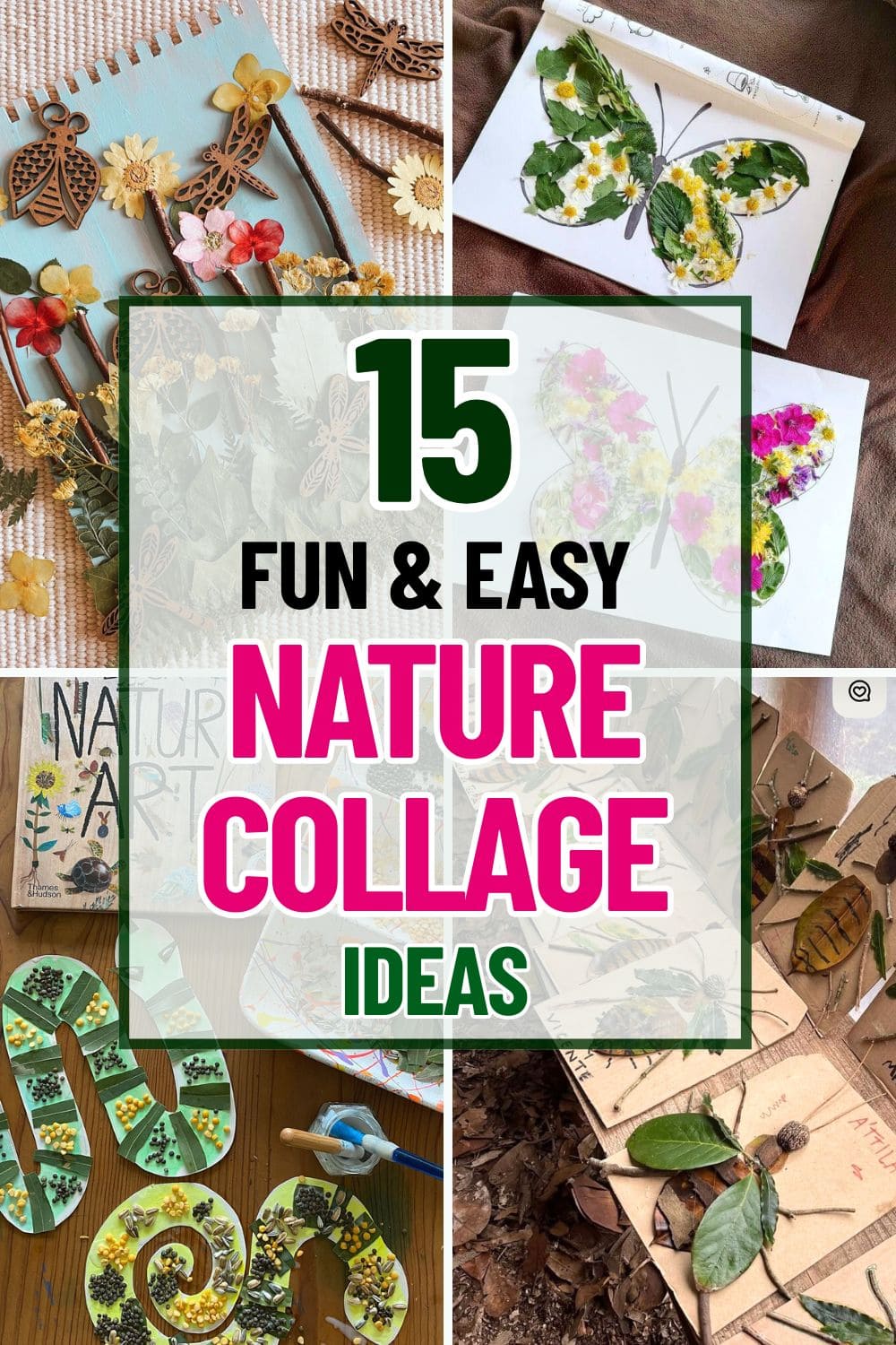 15 Creative Nature Collage Ideas for Inspired DIY Projects