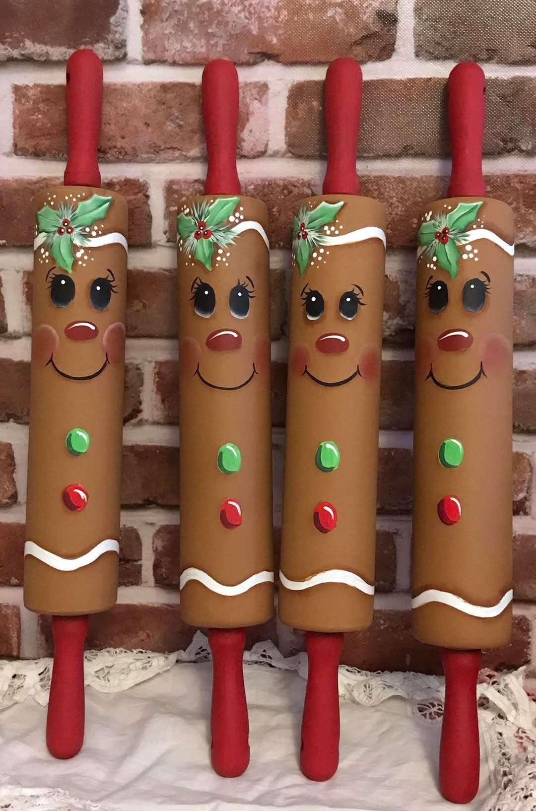 Gingerbread Rolling Pin Charm