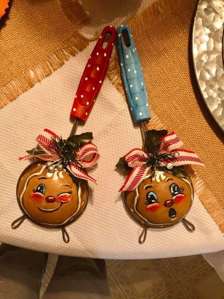 Gingerbread Spatula Couple Decor