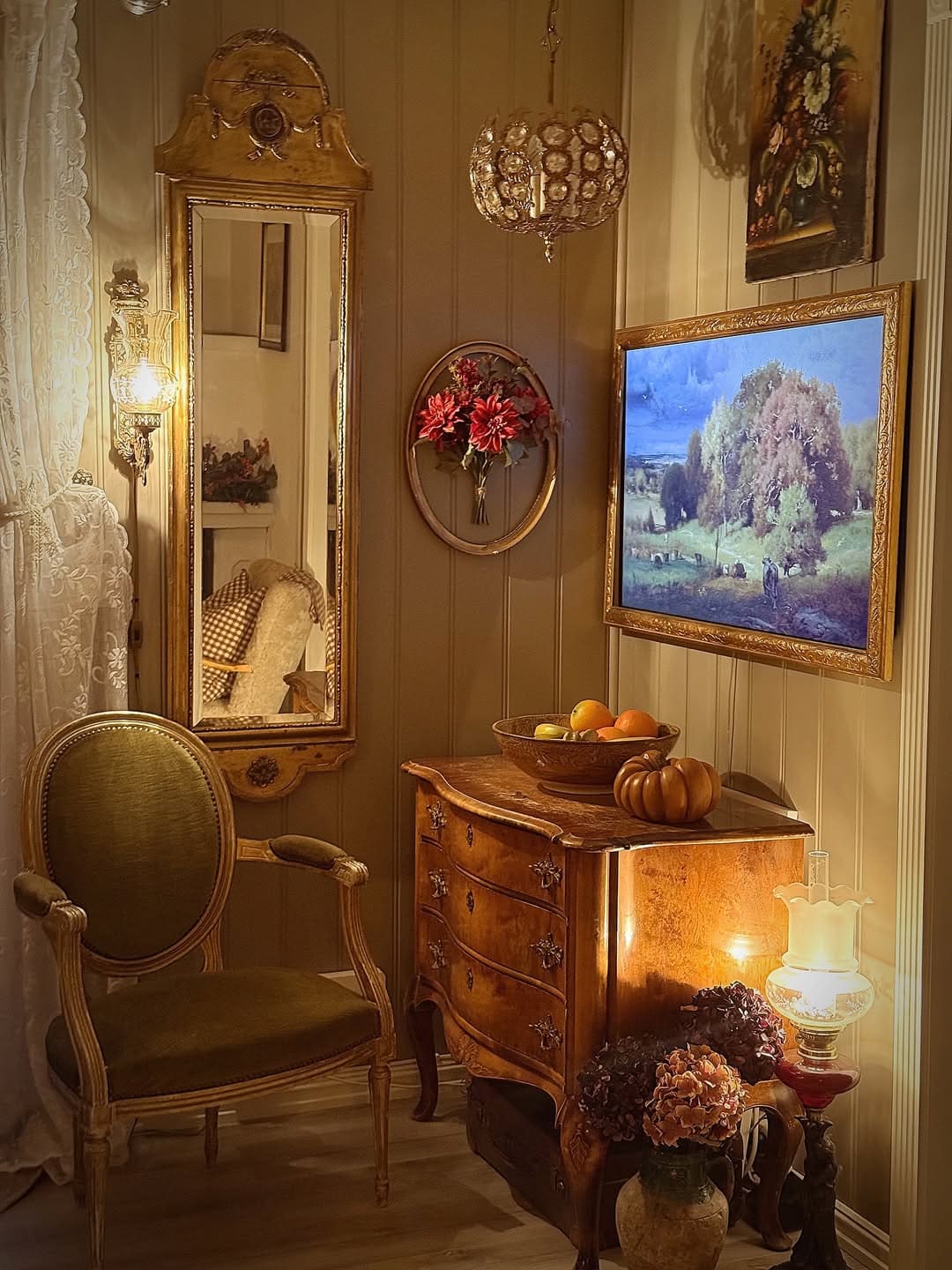 Golden Glow Reading Nook