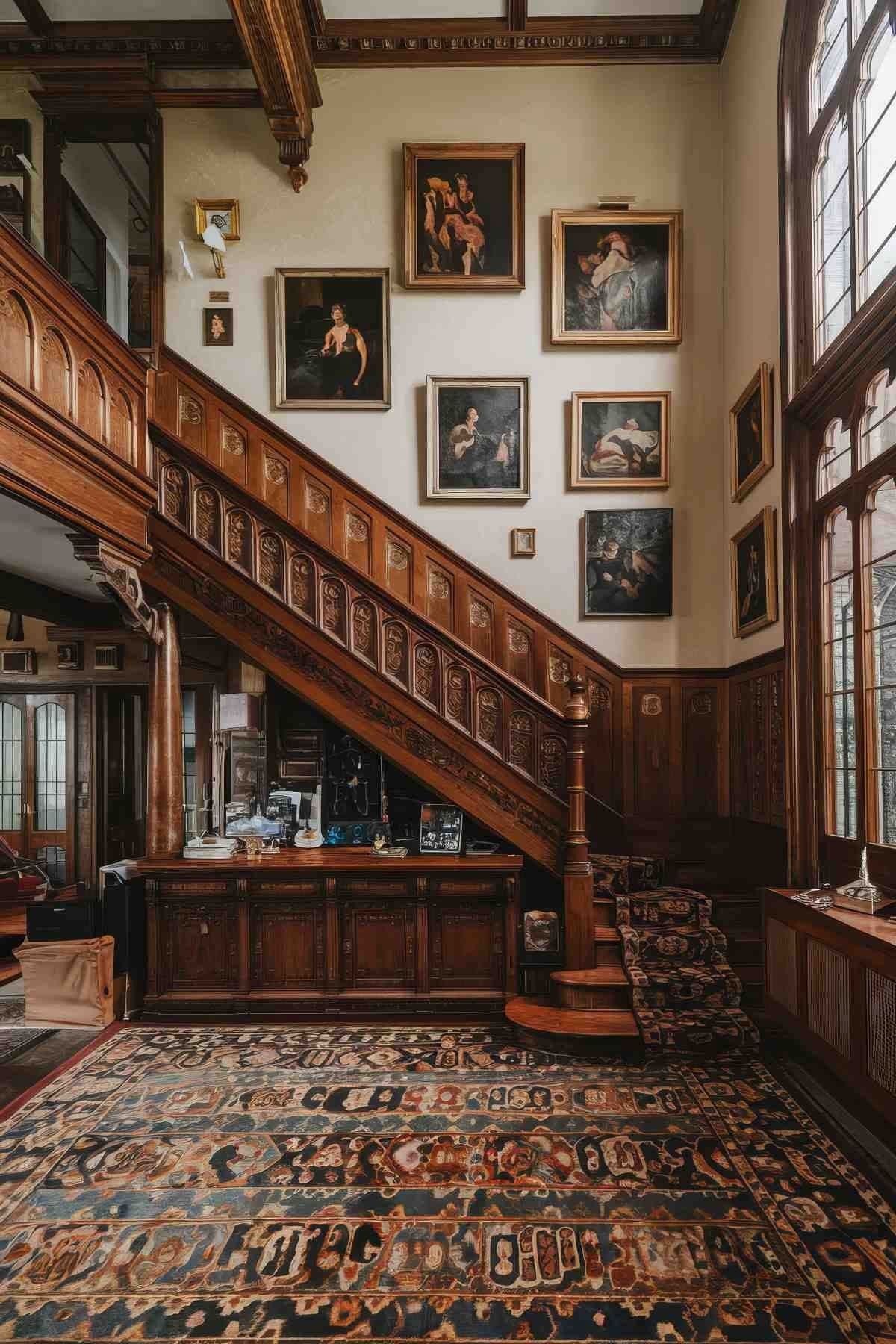 Grand Manor Stairway Gallery