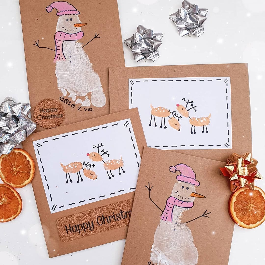 20 Fun Christmas Footprint Crafts to Make with Little Feet 20 Fun Christmas Footprint Crafts to Make with Little Feet