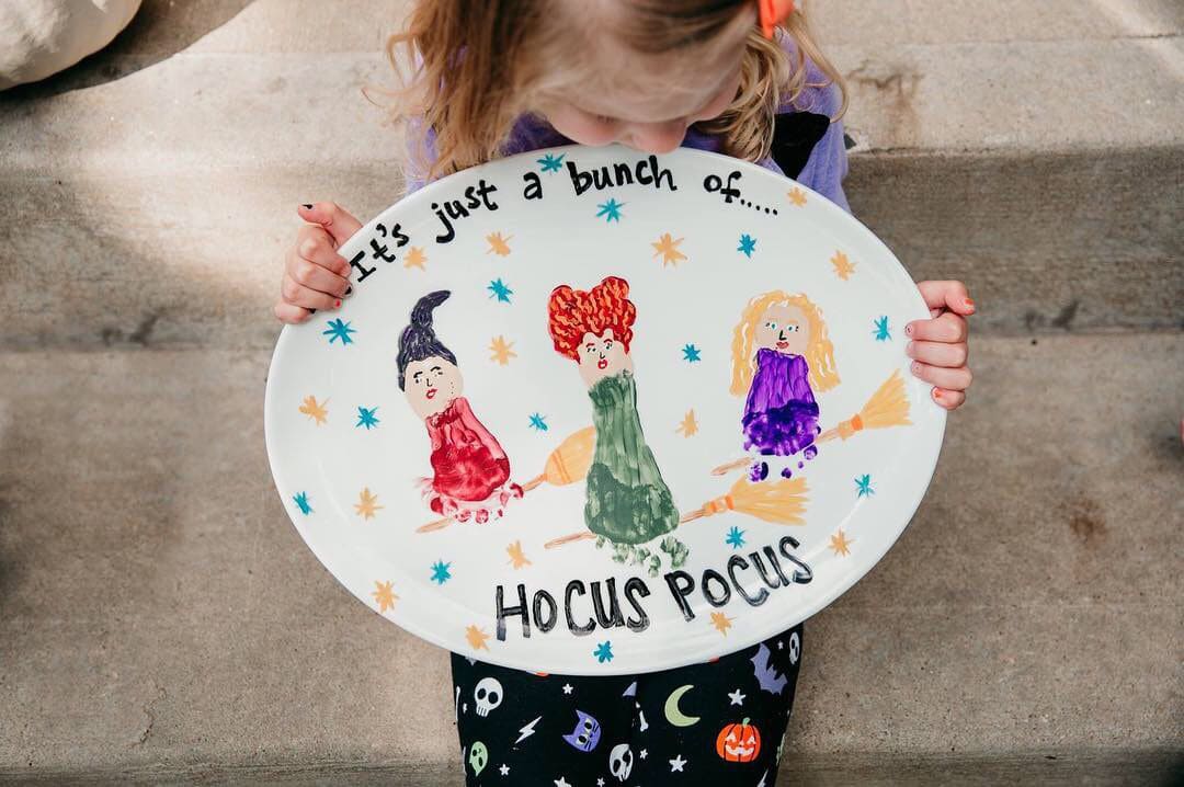 Handprint Hocus Pocus Plate