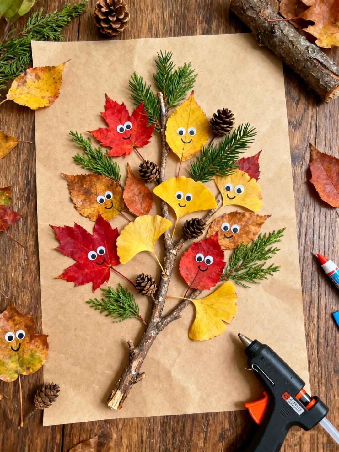 Happy Leaf Family Collage